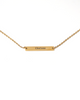 CUSTOM GOLD BAR NECKLACE