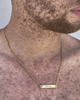 CUSTOM GOLD BAR NECKLACE